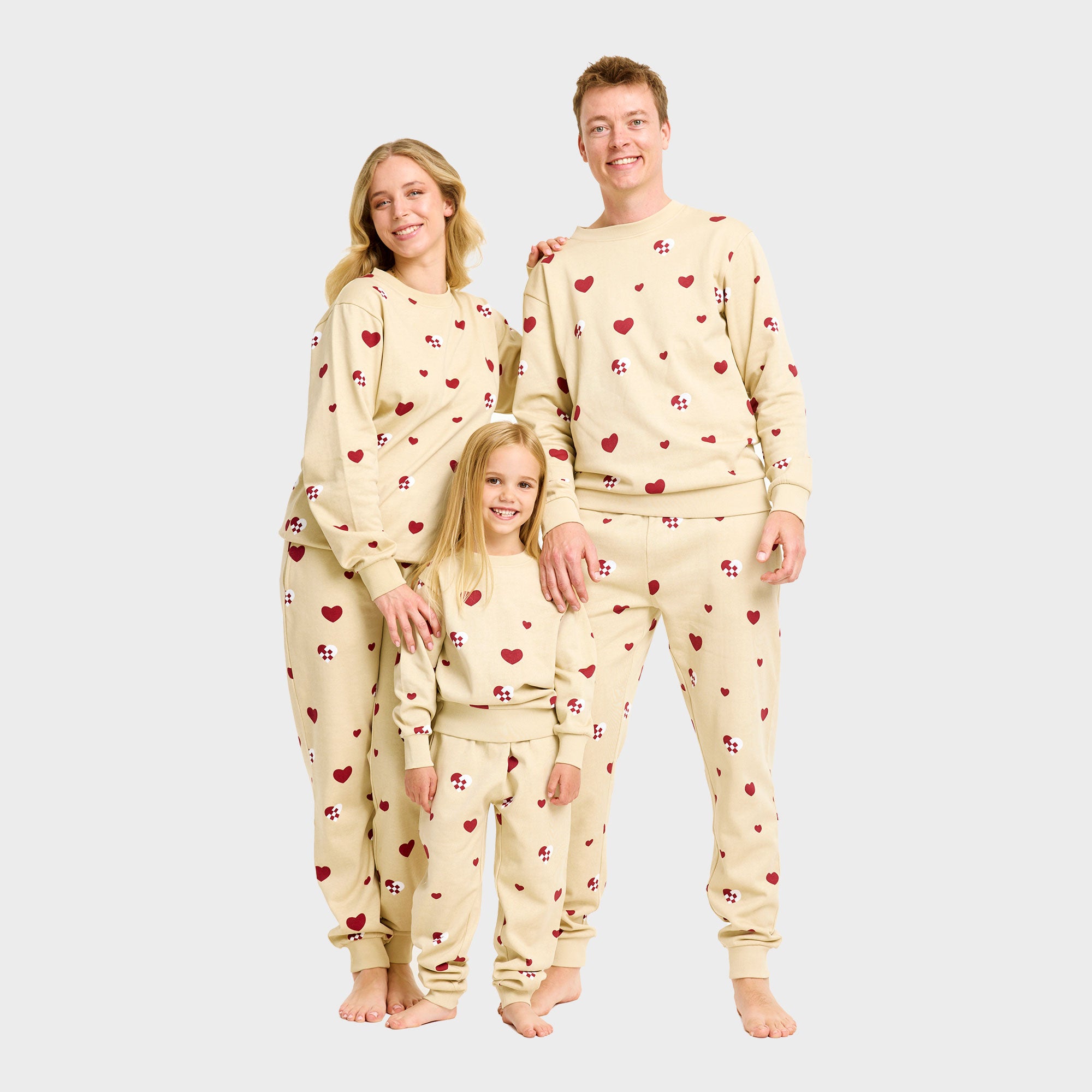 Julehjerte sweatset - Dame.